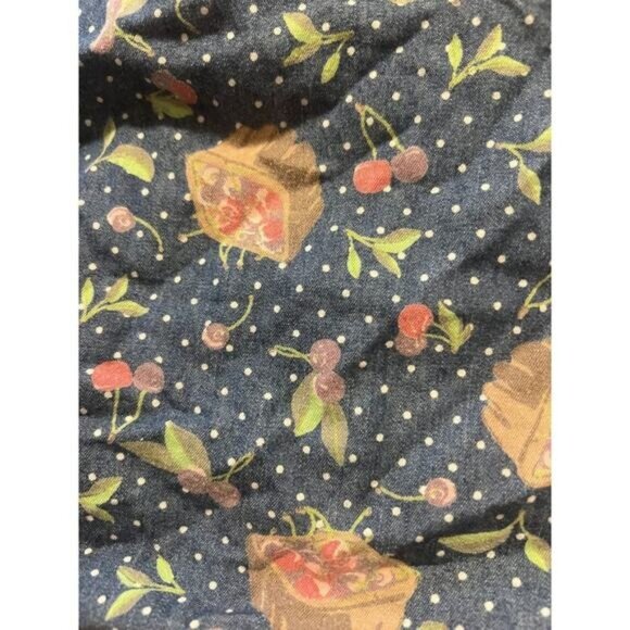 Matilda Jane Getaway Cherry Tunic Size 4 Chambray Denim Soft Gently used conditi - Picture 7 of 7